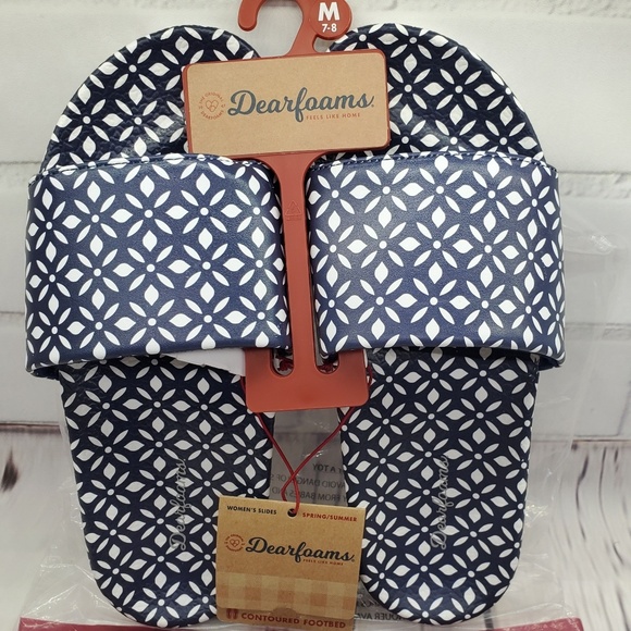 Dearfoams Printed Slide Sandal - Picture 3 of 4